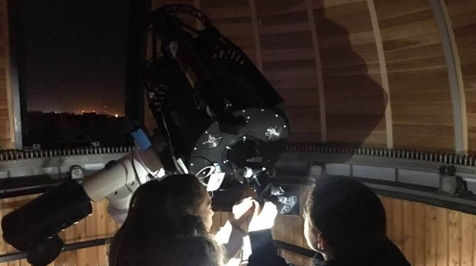 Our telescopes can also be seen in space, on the ISS…